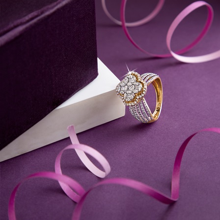 Certified diamond ring, Narenkumar Jewellers