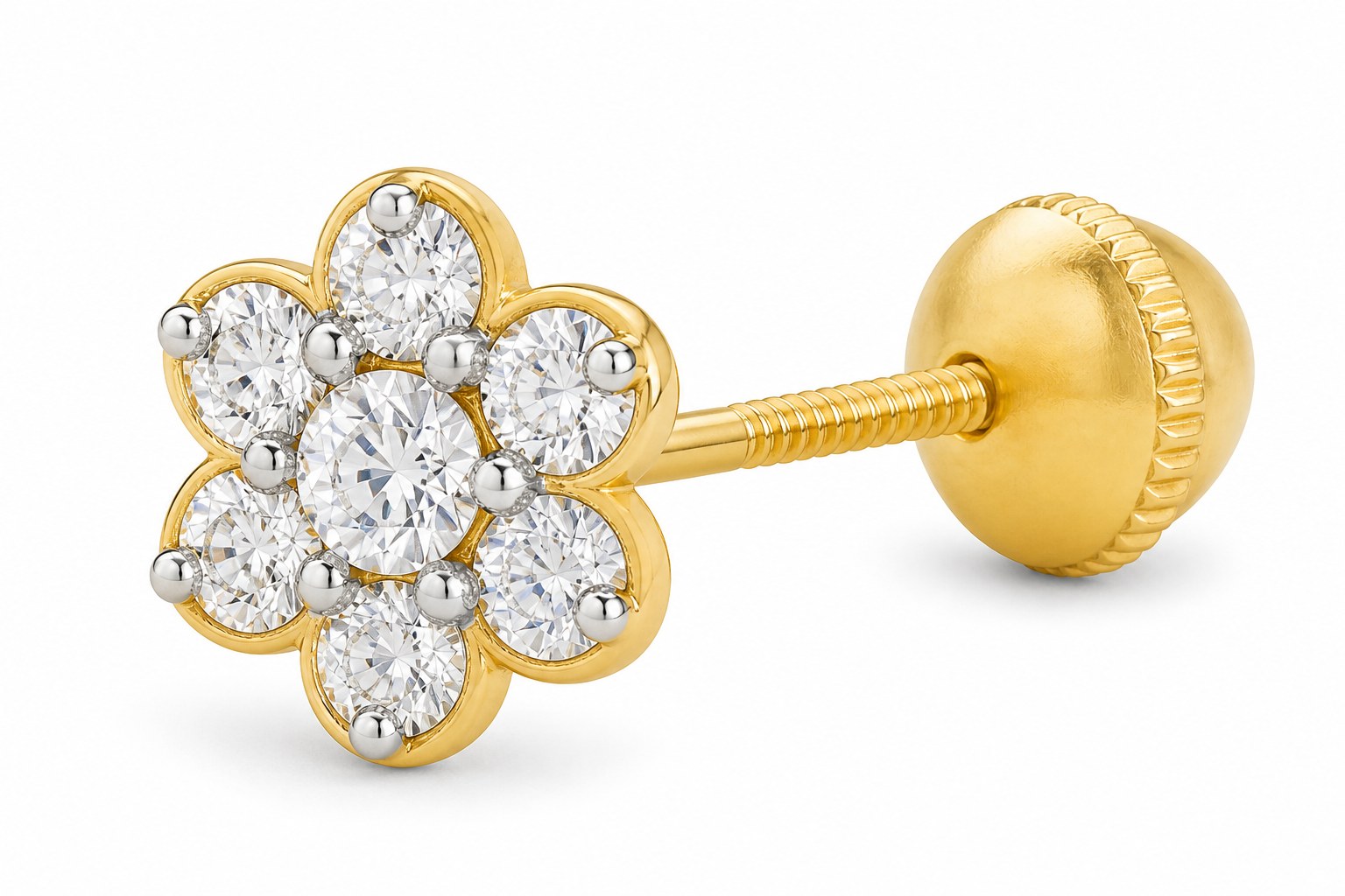 Gold nose pin