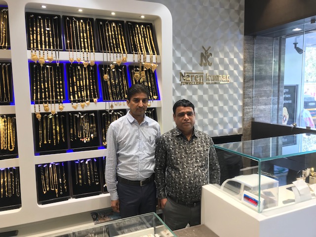 Narenkumar Jewellers showroom interior